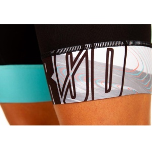Z3R0D - Costum triatlon fara maneci femei START TTSUIT trisuit - negru albastru gri noisy glitch - Img 6