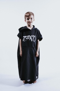 Z3R0D - prosop copii tip poncho - TRANSITION TOWEL KID - albastru navy - Img 1