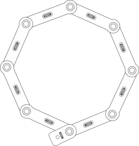 Abus - antifurt bicicleta tip lacat pliabil cu cheie - Bordo big 6000/120 BK SH - negru - Img 5