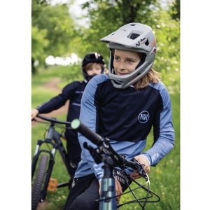 Abus - casca ciclism copii Youdrop FF (acoperire integrala) helmet - verde salvie - Img 7