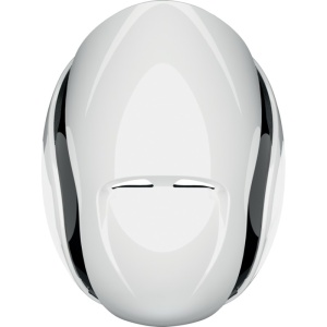 Abus - casca ciclism sosea triatlon Gamechanger tri helmet - alb lucios negru - Img 2