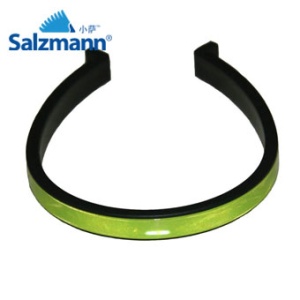 Accesorii Reflectorizante Salzmann 3M - Cleme, nylon flexibil, prindere peste pantalon, set 2buc, verde fosfor. - Img 2