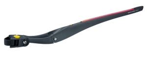 Aparatoare Noroi Topeak Defender Iglow Road, prindere QRl, ed rosu fibra optica 0,5W, neagra - Img 2