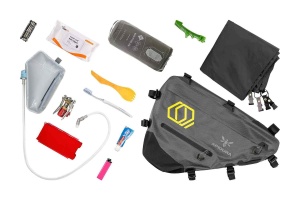 Apidura - geanta cadru bicicleta Expedition Full Frame Pack 14 litri - gri negru galben - Img 4