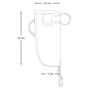 Apidura - geanta ghidon bicicleta Backcountry 2.0 Food Pouch 1.2 litri - gri negru - Img 5
