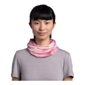 Bandana Buff Merino Lightweight Prints Orisa Pink - Img 4