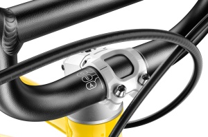 Bicicleta copii Woom 3 Automagic Go cu roti 16" galben Vibrant Yellow - Img 11