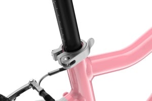 Bicicleta copii Woom 4 Go cu roti 20" roz pudra (powder pink) - Img 11