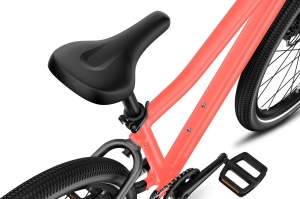 Bicicleta copii Woom 5 Explore cu roti 24" portocaliu Neon Coral - Img 11