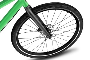 Bicicleta copii Woom 6 Explore cu roti 26" Neon Coral - Img 22