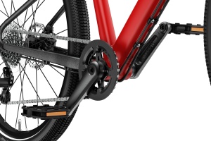 Bicicleta copii Woom 6 Explore cu roti 26" rosu Woom Red - Img 8