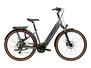 Bicicleta Electrica Trekking Kross Trans Hybrid 1.0 28 inch gri Shimano Acera