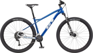 Bicicleta GT Avalanche Sport Gloss Metallic Blue w/ White Chartreuse 2022, Marime: L (29")