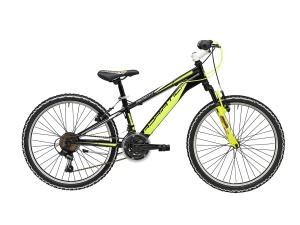 Bicicleta MTB Adriatica Rock 24 18V Negru/Galben