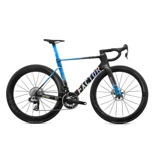 Bicicletă șosea Factor Ostro VAM SRAM Red AXS cu power meter - albastru (Icon Blue)
