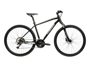 Bicicleta Trekking Kross Evado 4.0 28 inch neagra Shimano Acera