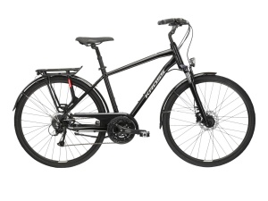Bicicleta Trekking Kross Trans 5.0 PP 28 inch neagra Shimano Acera