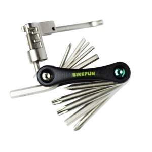 Bikefun - Unealta multifunctionala pentru reparatii Bicicleta Tool BF Gadget - 12 functii