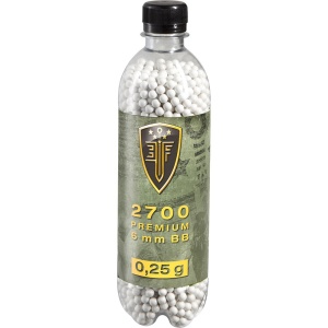 Bile airsoft Elite Force Premium, BB 6 mm, 0.25 g, plastic, albe, 2700 bile