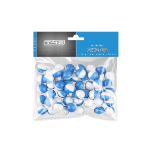 Bile cu creta alba Umarex T4E Sport CKB 68, cal. .68, 2.34 g, 50 bucati