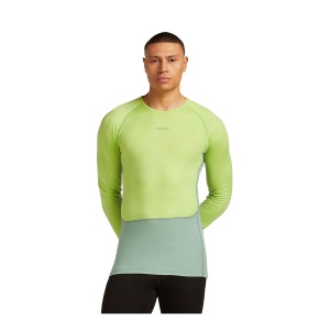 Bluza Barbati Icebreaker 200 Zoneknit Ls Crewe Seaglass-Peridot-Cb