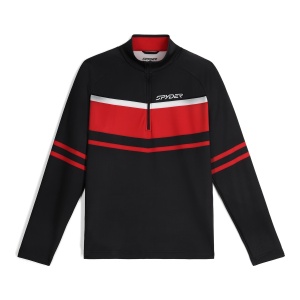 Bluza Barbati Spyder Legacy 1/2 Zip Black - Img 4