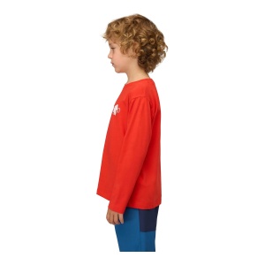 Bluza Copii Mammut Core Longsleeve Logo Mammut Red - Img 6