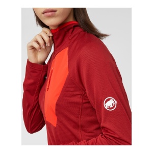 Bluza Femei Mammut Aenergy Light Ml Half Zip Pull Dark Mammut Red-Mammut Red - Img 8