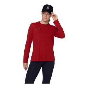Bluza Femei Mammut Massone Light Longsleeve Dark Mammut Red