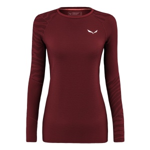 Bluza merino dama Salewa Cristallo Warm Alpine