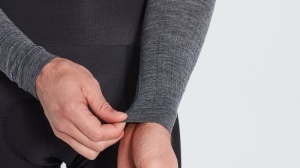 Bluza SPECIALIZED Men's Merino Seamless LS Base Layer - Grey - Img 6