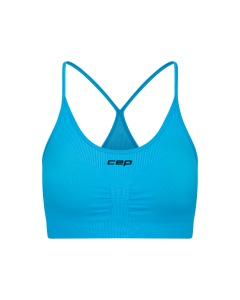 Bustieră alergare CEP Core Run Light Support Bra | susținere ușoară - light blue - Img 8