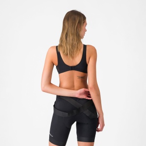Bustieră ciclism Castelli Rosso Corsa Bra - neagră | ultraușoară - Img 2