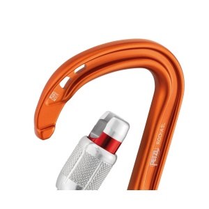 Carabiniera Petzl Rocha Screw-Lock Orange - Img 2