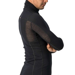 Castelli - Bluza de corp cu maneca lunga si guler Flanders Neck Warm - negru - Img 4