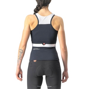 Castelli - maiou ciclism pentru femei Solaris Top - negru alb - Img 2