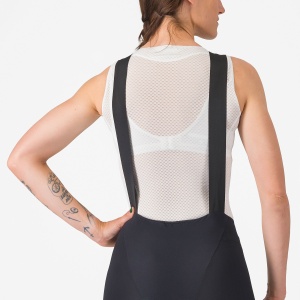 Castelli - pantaloni ciclism scurti cu bretele - Premio Evo W Dt Bibshort - 16-35 gr C - negru - Img 5