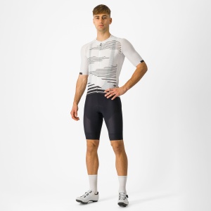 Castelli - pantaloni ciclism scurti cu bretele - Superleggera Bibshort - 20-40 gr C - negru - Img 7