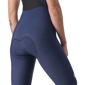 Castelli - Pantaloni lungi ciclism cu bretele iarna si vreme rece pentru femei Sorpasso Ros W bibtight - albastru belgian gri reflex - Img 4