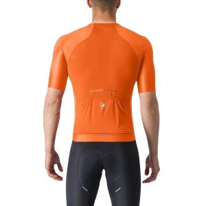 Castelli - tricou ciclism cu maneca scurta pentru barbati Aero Race 7.0 - portocaliu briliant - Img 2