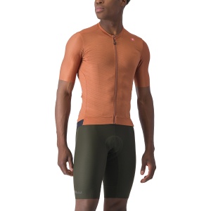 Castelli - tricou ciclism cu maneca scurta pentru barbati Espresso Jersey - maro deschis mocha gri inchis - Img 3