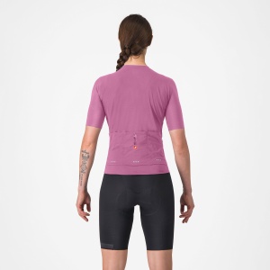 Castelli - tricou ciclism maneca scurta tailored fit - Premio Evo W Jersey - mov inchis - Img 2