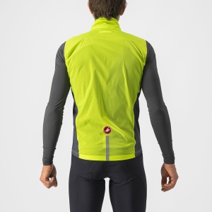 Castelli - vesta ciclism - Squadra Stretch Vest - lime | gri inchis - Img 2
