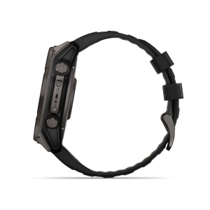 Ceas Garmin Fenix 8 Solar Saphire Titanium 51MM Carbon Grey/Black - Img 3