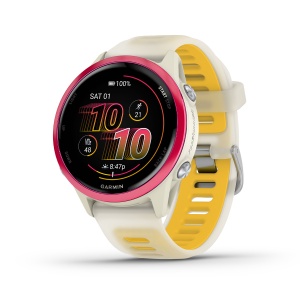 Ceas Garmin Forerunner 570 Amoled 42MM Bone/Raspberry/Mango