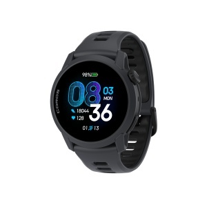Ceas GPS alergare Coros Pace 4 - negru, curea silicon