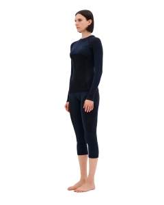CEP - bluza base layer maneca lunga - Ski Merino 2.0 W - black - L - Img 7