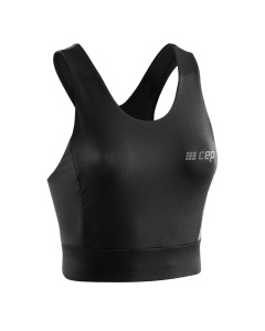 CEP - bustiera tehnica - training shirt crop top W - negru
