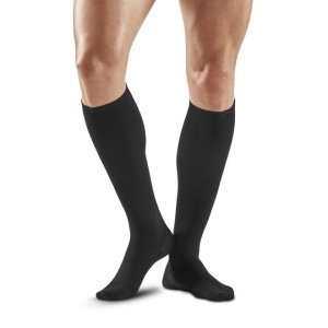 CEP - sosete compresie inalte - Business Compression Socks - Tall v2 - Black - Img 3