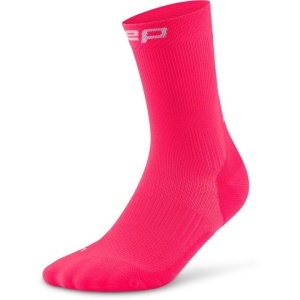 CEP - sosete compresie peste glezna - run socks mid cut 5.0 W - pink - Img 2